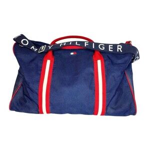Vintage Y2K Tommy Hilfiger Travel Duffel Night/Day Bag Gym‎ Overnight